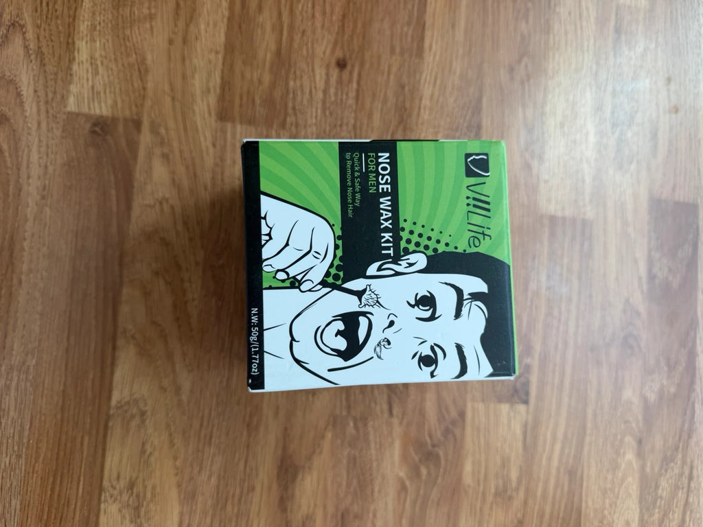 Nose Hair Removal Wax Kit cream complete set with warmers and grooming tools.