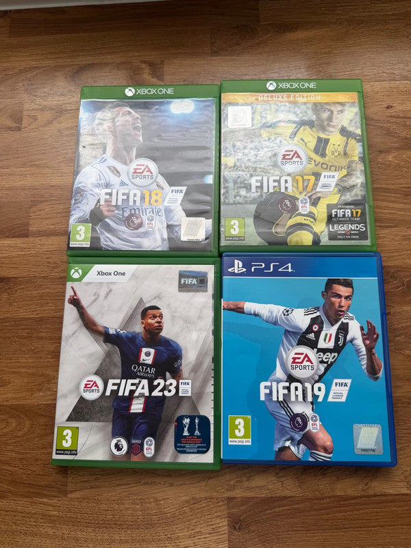 FIFA video game bundle Xbox One PS4 four games FIFA 17 18 19 23
