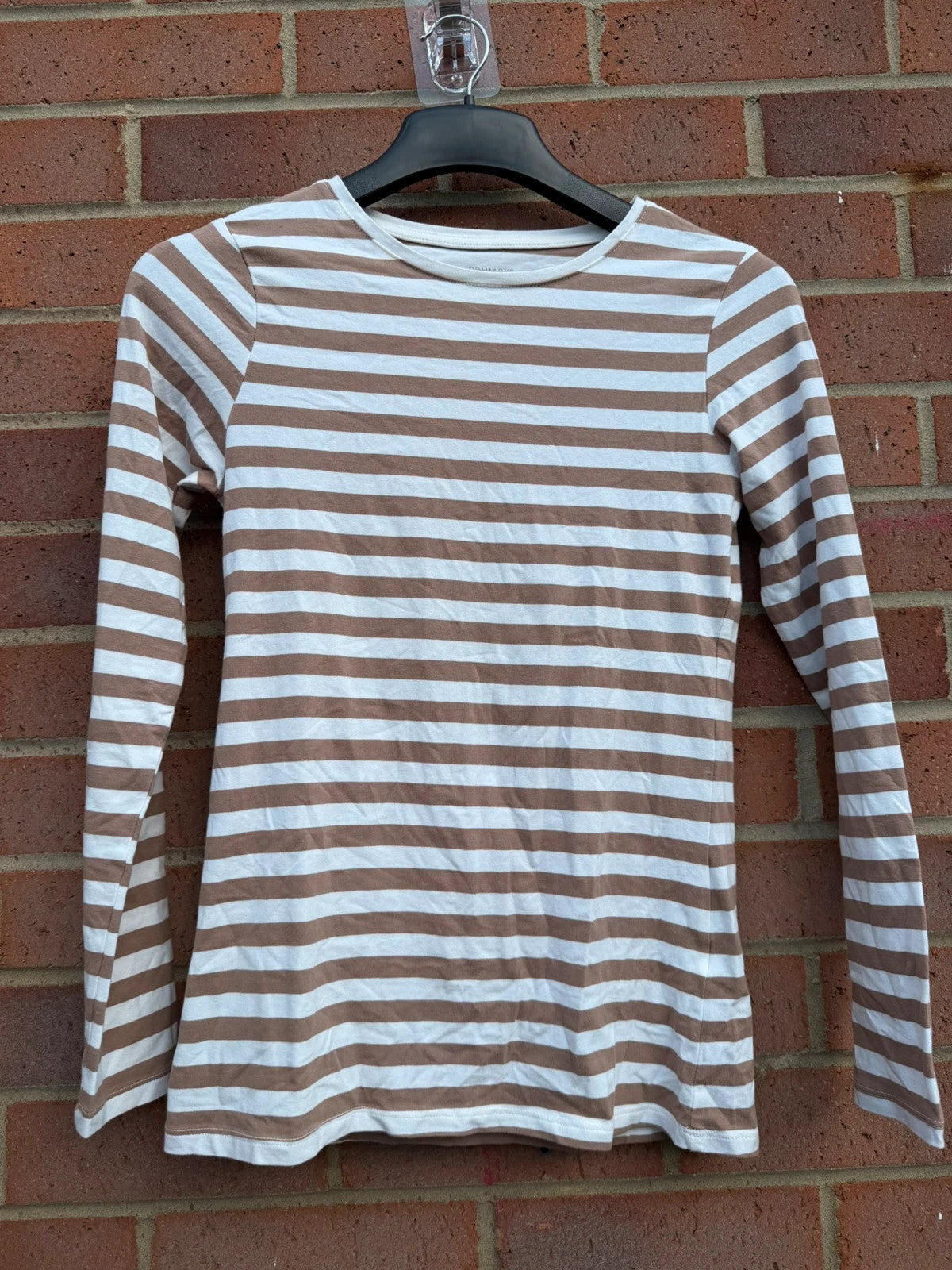 Primark multi-colour tunic blouses with monochrome stripes and soft fabric.