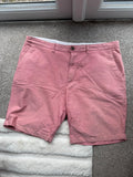 JEFF &CO pink chino shorts cotton material, pre-loved, smart casual style.