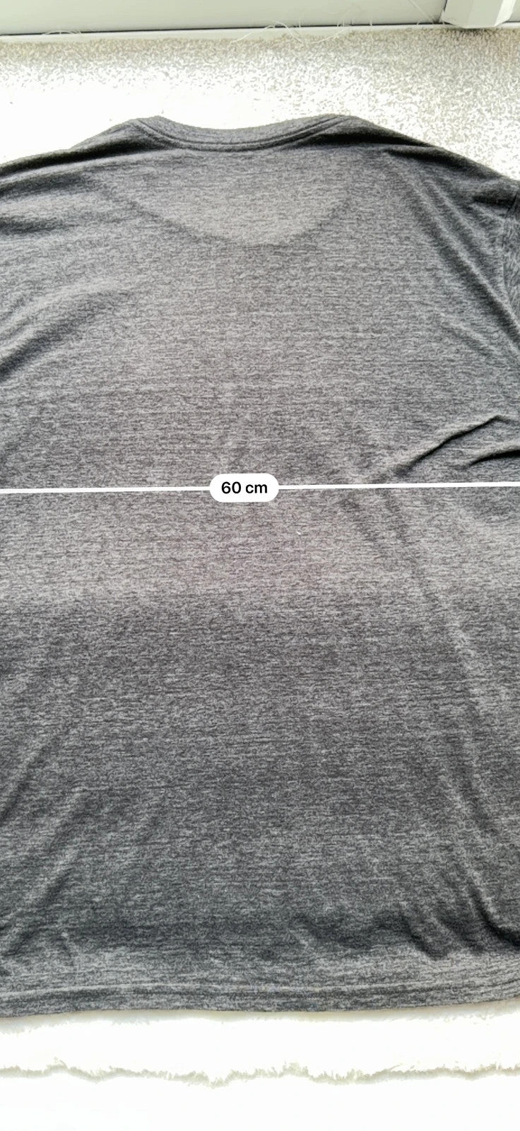 Blue 84 grey graphic tee featuring Miami Hurricanes logo and vintage design.