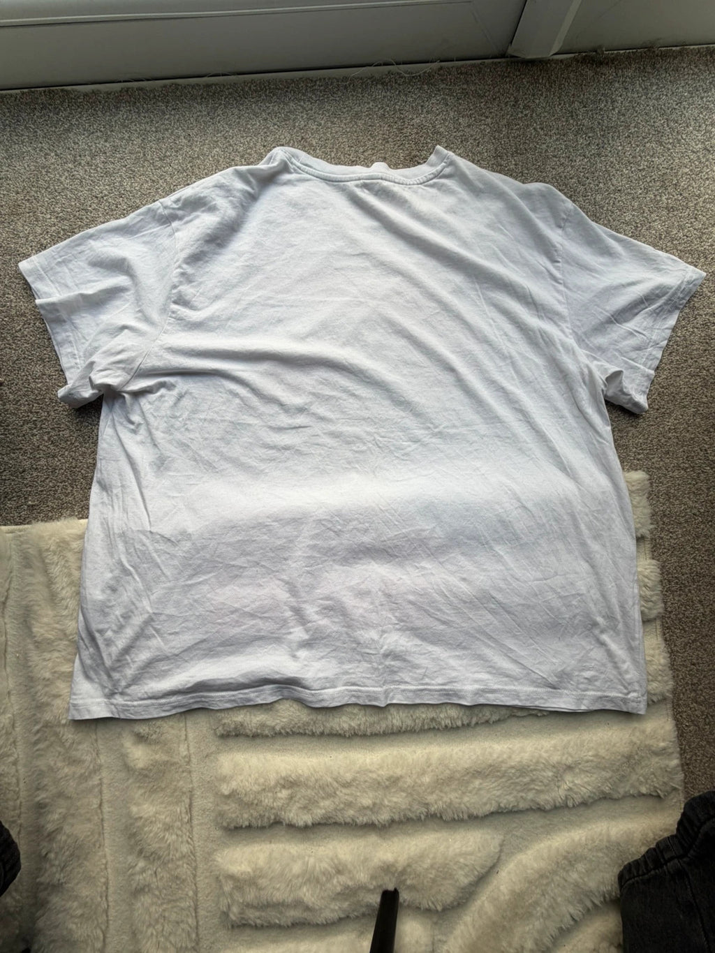 H&M multi graphic tee featuring vintage Brazil tourist print on white fabric.