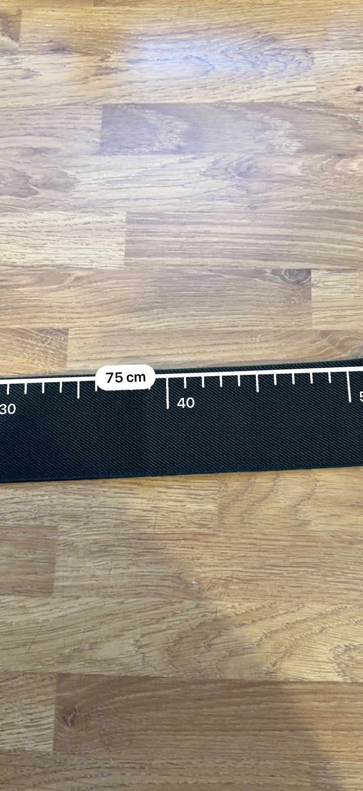 Y2K black wide stretch belt with large vintage buckle and pre-loved condition.