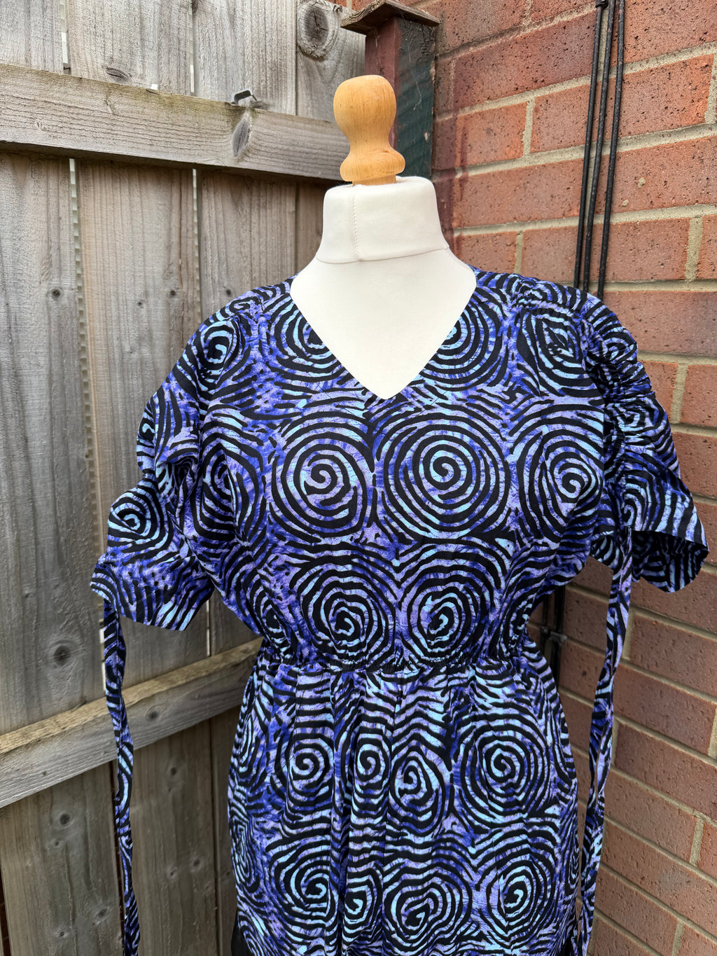 Purple African Print Maxi Dress Ankara Boho Festival Pocket Dress
