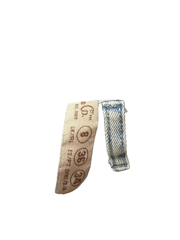Denim & Co. blue distressed denim shorts with ripped details for summer festivals.